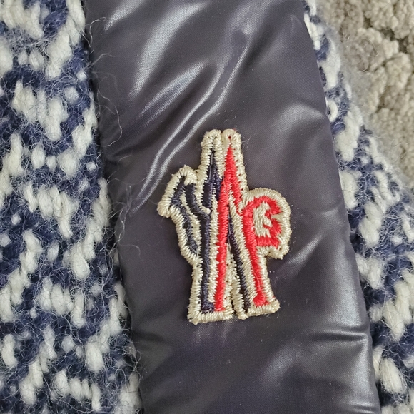 Moncler Grenoble Penny Tweed Wool Down Jacket Size 0 - Picture 7 of 12